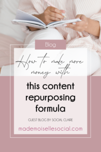 Pin image to save "Create a money-making machine with this content repurposing formula" article on Pinterest